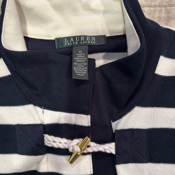 Ralph Lauren Navy and White Striped Blazer - Picture 4 of 4
